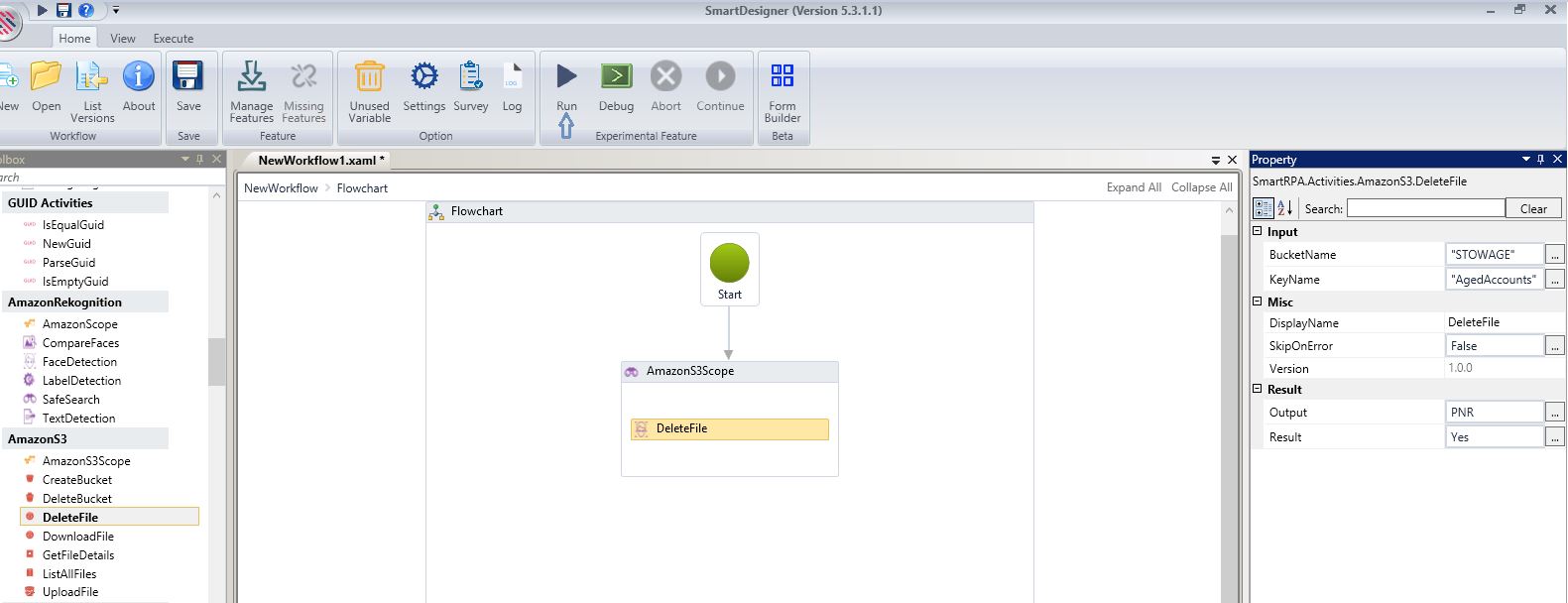 Amazon S3 Delete File Robility Docs
